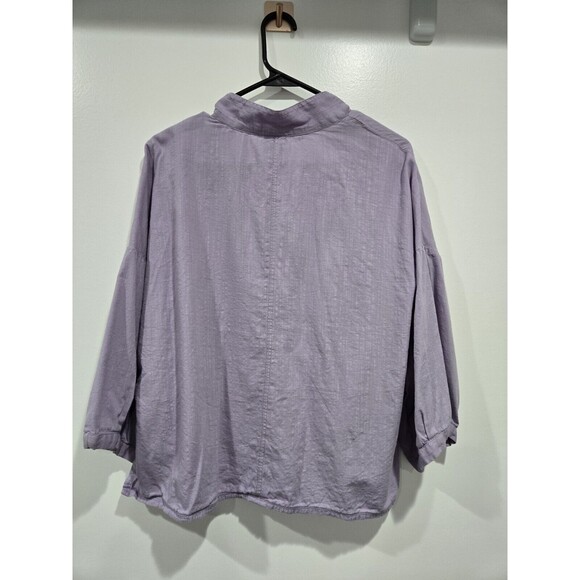 Urban Outfitters Out From Under Purple Vera Button-Down Sleep Shirt Boxy Size S - Picture 6 of 7